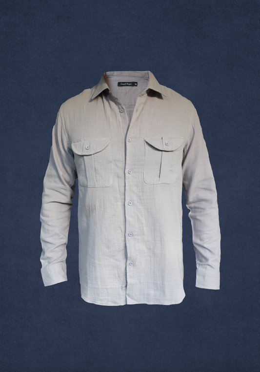 Camisa Cargo | Gris Arena