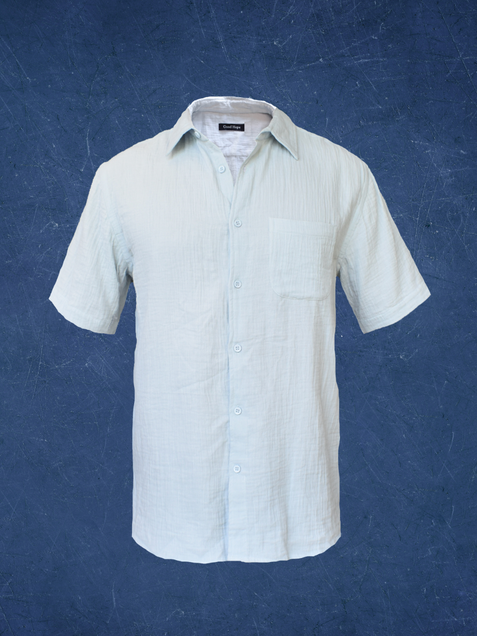 Camisa Algodón Orgánico GXH ON | Aqua Celeste